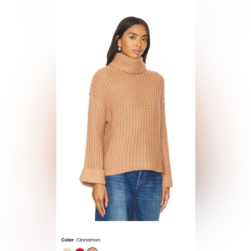 525 America Vida Turtleneck Sweater in Cinnamon size XS New with tags